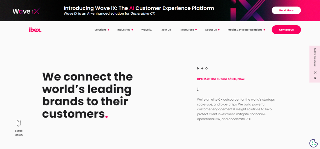 Customer Support Outsourcing | Octopus Digital Network 9 Ibex Global